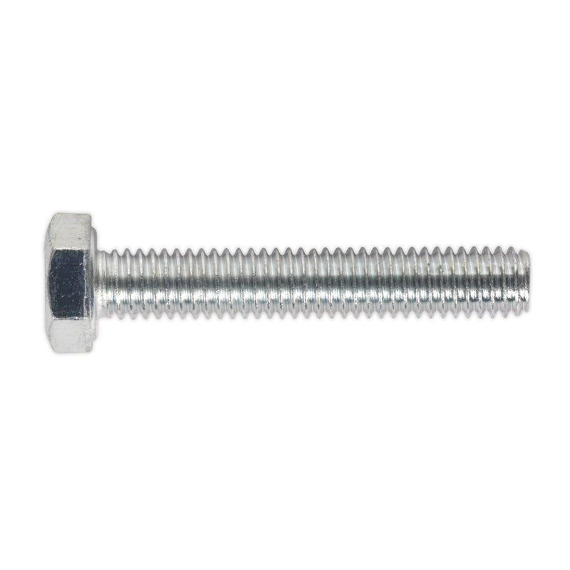 Sealey HT Setscrew M6 x 35mm 8.8 Zinc Pack of 50 SS635 Sealey - Dynamic Drive