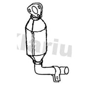 Klarius Catalyst Type Approved fits Fiat 500 2007 on 1.3