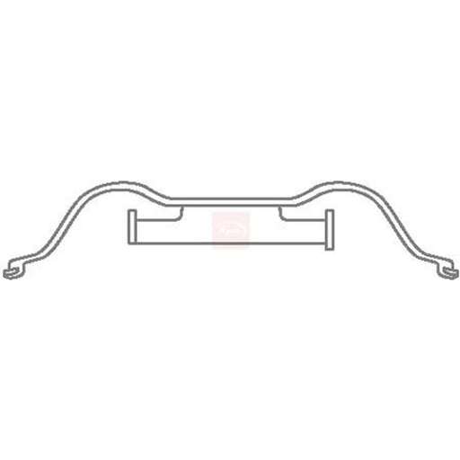 Apec Brake Pad Accessory Fitting Kit Front KIT1142