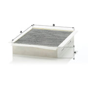 MANN-FILTER Service Kit with Air, Oil & Cabin Filters fits Jaguar S-Type II