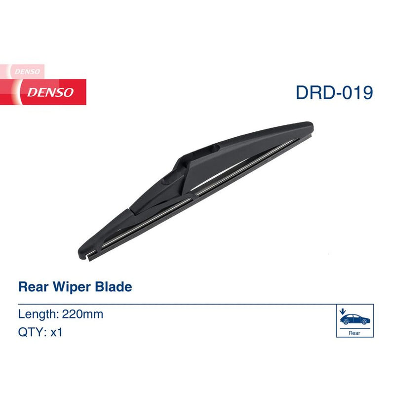 Denso Rear Wiper Blades fits Dacia Jogger 2021 on 1.0