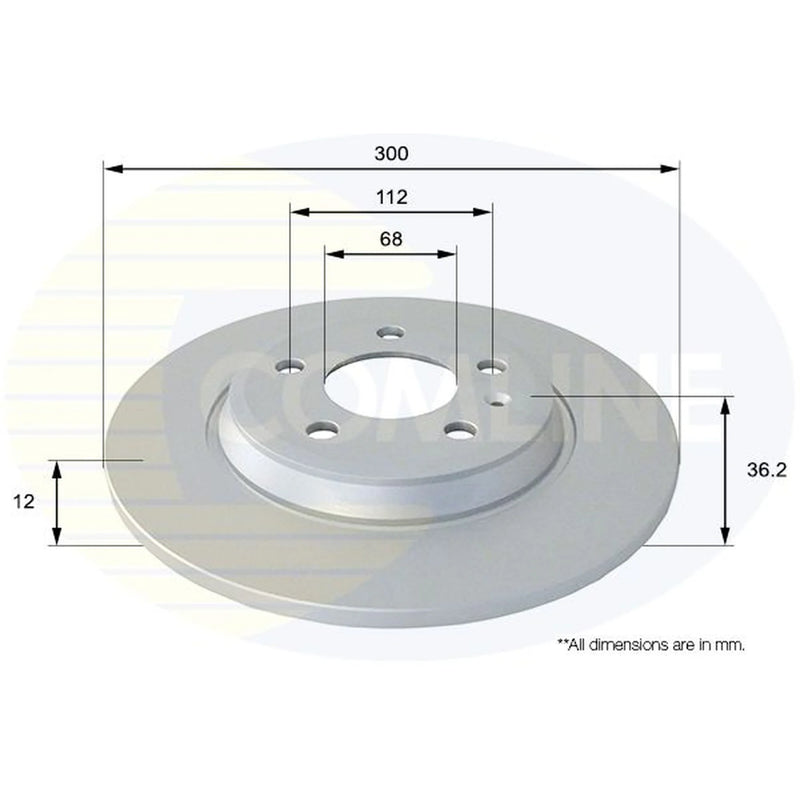 Comline Front & Rear Brake Discs & Pads fits Audi Q5 2008-2017 2.0 3.0