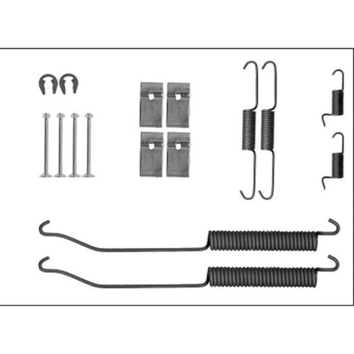 Mintex Brake Shoe Accessory Kit Rear fits Nissan Navara NP300 2005-2007 2.5