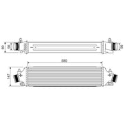 Valeo Intercooler (Charge Air Cooler) 818700
