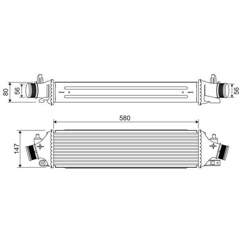 Valeo Intercooler (Charge Air Cooler) 818700