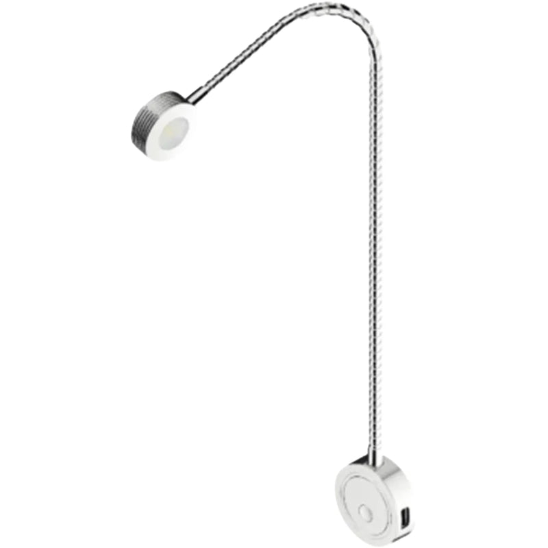 Hafele LED Flexible Reading Light 12V USB – Chrome