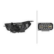 Hella Headlight Headlamp LED Right fits Opel Grandland 2017-2021 1.2 1.5 1.6 2.0