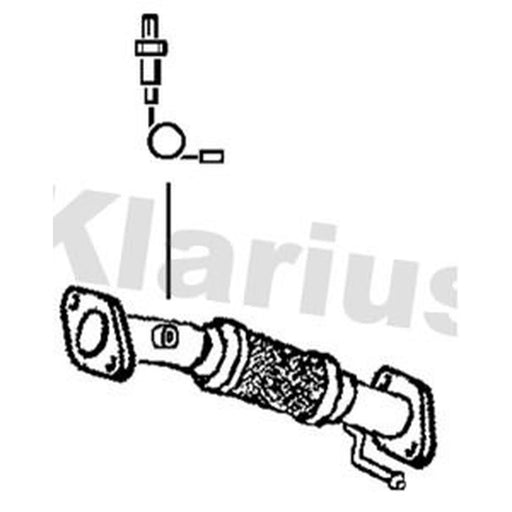 Klarius Exhaust Pipe OD 302101