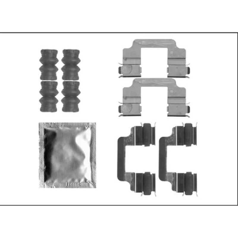 Mintex Brake Pad Accessory Fitting Kit Rear fits Land Rover Range Rover Evoque