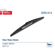 Denso Rear Wiper Blades fits Jaguar Xf Sportbrake 2017-2018 2.0 3.0