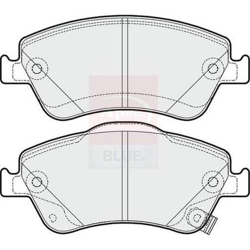 Apec Front Brake Pad Set fits Toyota Auris 2006-2012 1.33 1.4 1.5 1.6 1.8