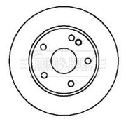 Borg & Beck Rear Brake Solid Discs & Pads fits Mercedes-Benz M-Class 1998-2005