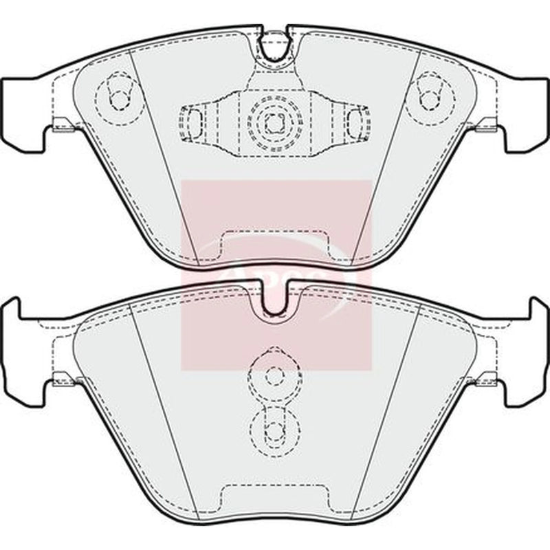 Apec Front Brake Pad Set PAD1635