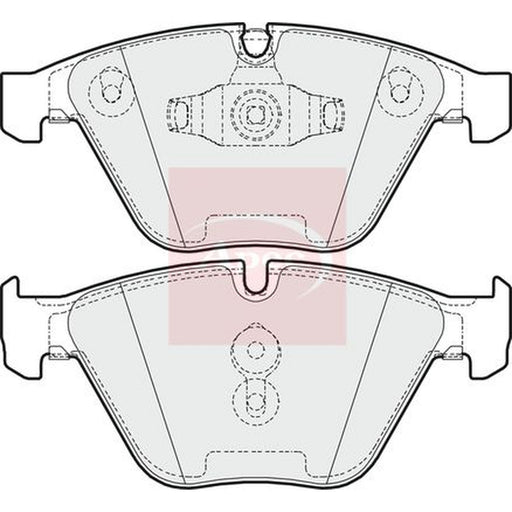 Apec Front Vented & Rear Vented Brake Discs & Pads fits BMW 3 2004-2013