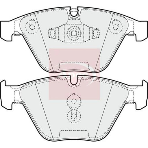 Apec Front Brake Pad Set PAD1635