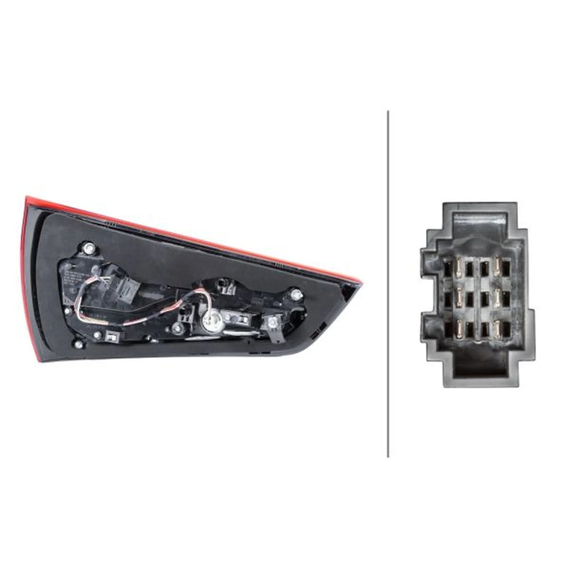 Hella Tail Light / Lamp W16W Right fits Audi A1 2014-2018 1.0 1.4 1.6 1.8