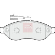 Apec Front Brake Pad Set fits Citroën Relay III 2006-2020 2.2 3.0
