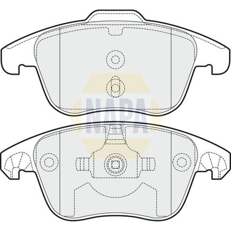 NAPA Front Brake Pad Set NBP1277