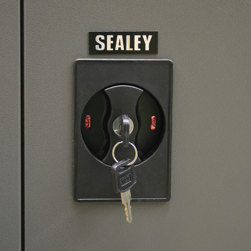 Sealey Floor Cabinet 2 Shelf 2 Door SC03 Sealey - Dynamic Drive