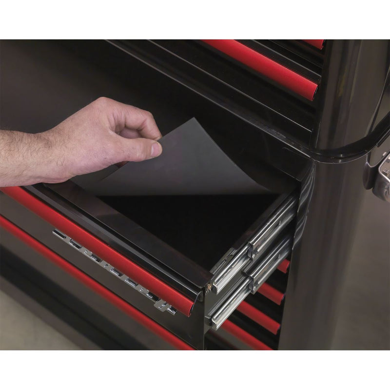 Sealey Retro Style Topchest Mid-Box & Rollcab Combination 10 Drawer Black with R Sealey - Dynamic Drive