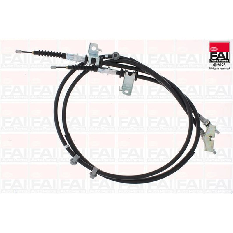 FAI Handbrake Cable Centre fits Ford Tourneo Courier B460 2014-2023 1.0 1.5 1.6