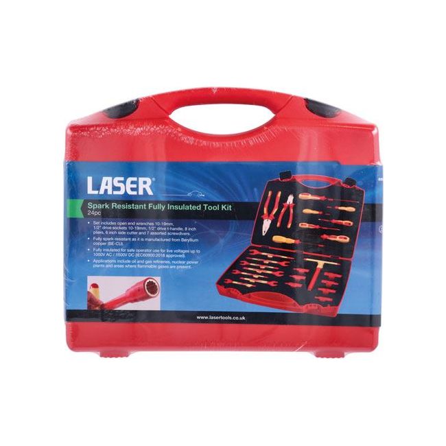 Laser Spark Resistant Fully Insulated Tool Kit 24pc 8509 Laser - Dynamic Drive