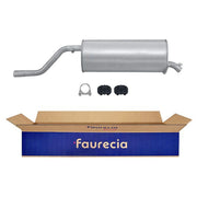 Hella End Silencer Rear fits Opel Corsa D 2006-2014 1.0
