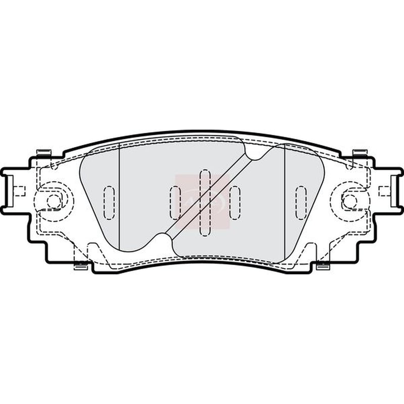 Apec Front Vented & Rear Vented Brake Discs & Pads fits Lexus Es 2018 on