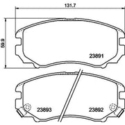 Mintex Front Brake Discs & Pads fits Hyundai Elantra IV 2005-2011 1.6