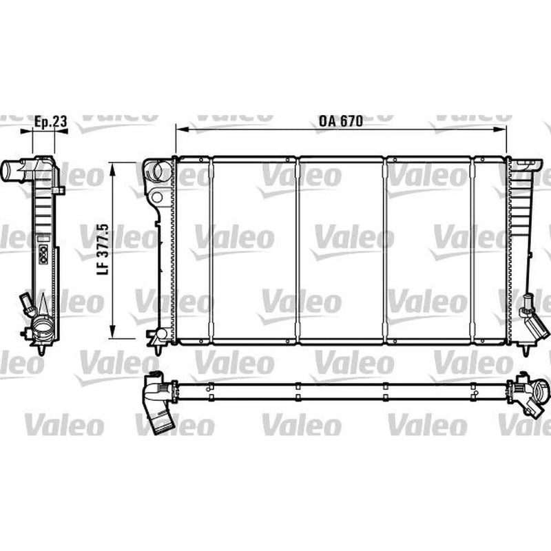Valeo Engine Radiator 732517