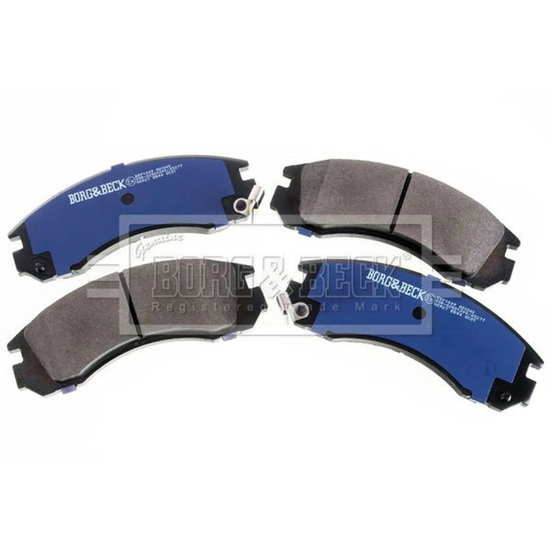 Borg & Beck Front & Rear Brake Discs & Pads fits Mitsubishi Pajero 1990-2000