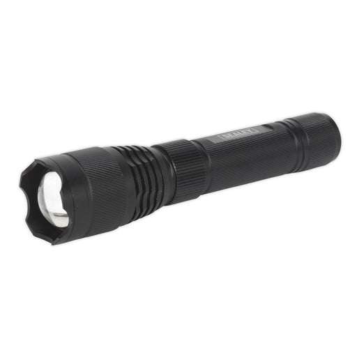 Aluminium Torch 10W Cree Xpl Led Adjustable Focus Sealey  - Dynamic Drive