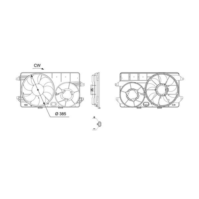 Mahle Engine Cooling Fan CFF 759 000S