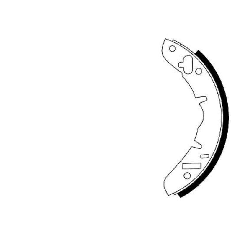 Mintex Brake Shoe Set Axle Kit fits Austin 1000-Series 1970-1974