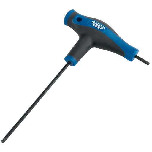 Draper Soft Grip 'T' Handle Hexagon and Ball End Key, 3.0mm 33908 Draper - Dynamic Drive