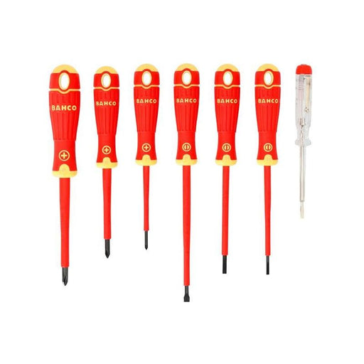 Bahco B220.027 BAHCOFIT Insulated Screwdriver Set, 7 Piece Bahco - NN4 Online