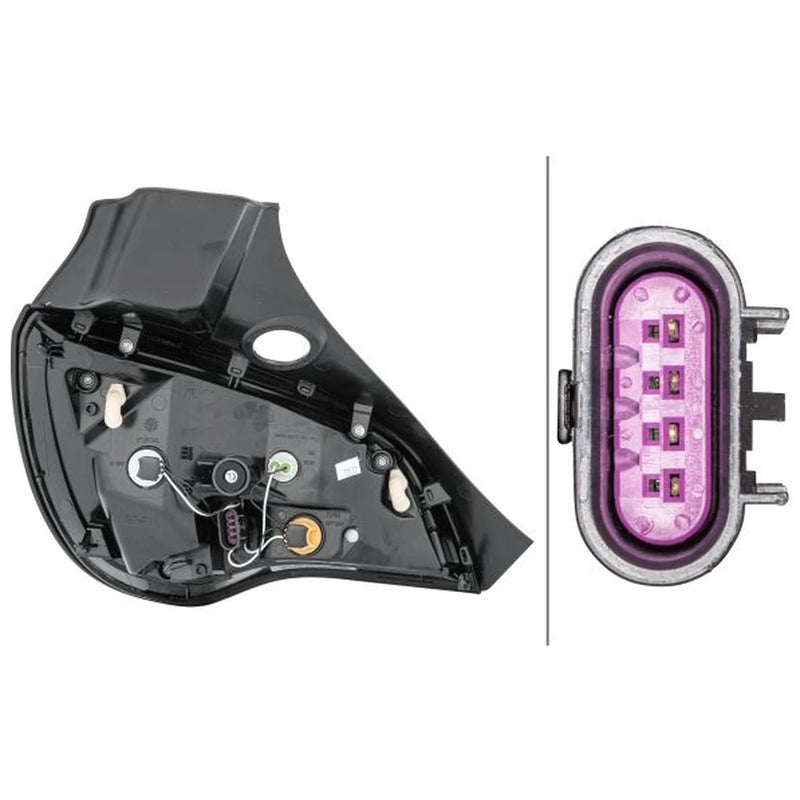 Hella Tail Light / Lamp WY21W Right 2SD 354 812-021