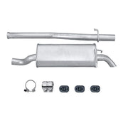 Hella End Silencer Rear fits Mercedes-Benz C-Class 2000-2007