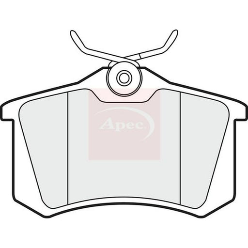 Apec Front & Rear Pads fits Audi A3 1996-2003 1.6 1.8 1.9