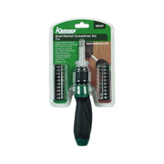 Kamasa Quad Ratchet Screwdriver Set 22pc 56137 Kamasa - Dynamic Drive