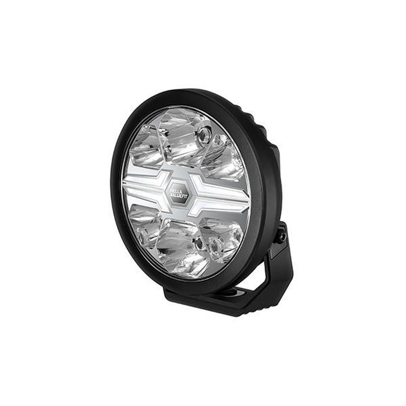 Hella Spotlight Vf Blade Aux. Black 7 Round W Po R 50 frontal sided 1FJ 357