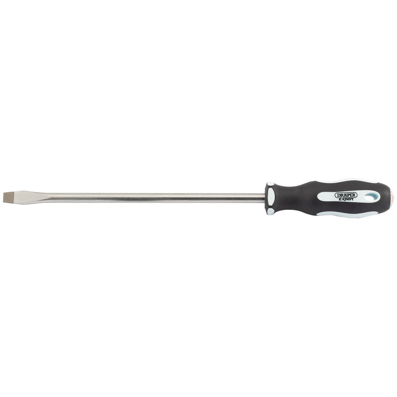 Draper Plain Slot Soft Grip Screwdriver, 10 x 250mm 34981 Draper - Dynamic Drive
