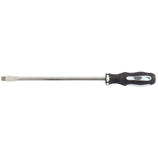 Draper Plain Slot Soft Grip Screwdriver, 10 x 250mm 34981 Draper - Dynamic Drive