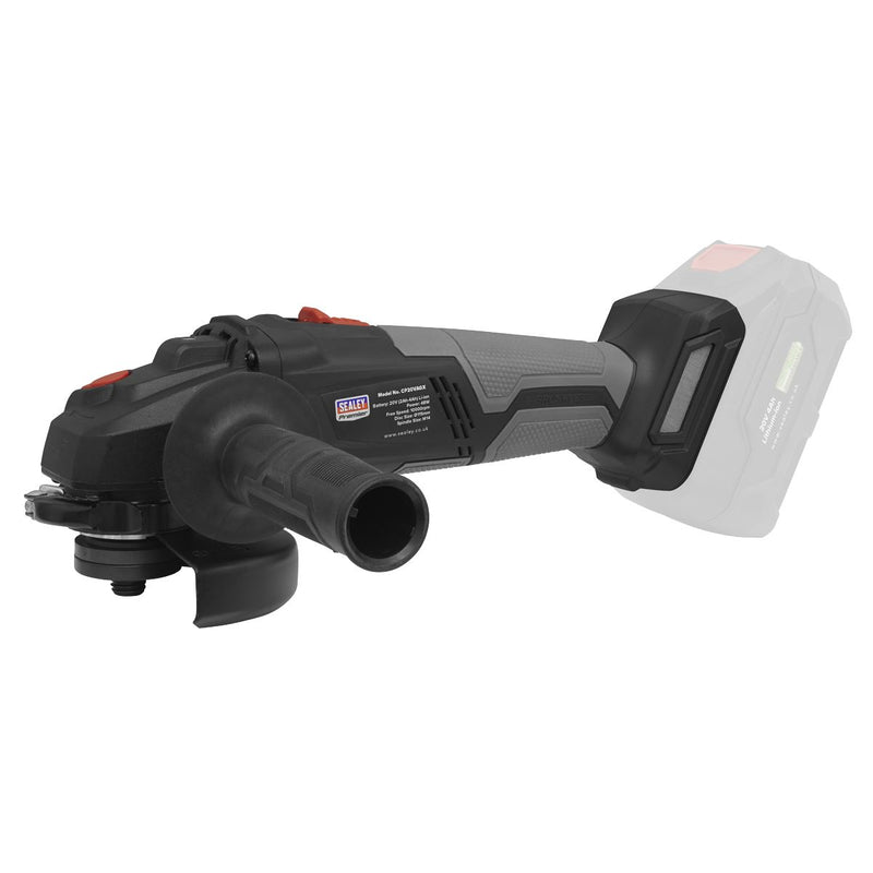 Sealey Brushless Angle Grinder Kit115mm 20V 4Ah SV20 Series CP20VAGXKIT1 Sealey - Dynamic Drive