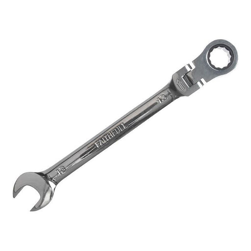 Faithfull Ratchet Combination Spanner Flex Head CV 13mm Faithfull - Dynamic Drive