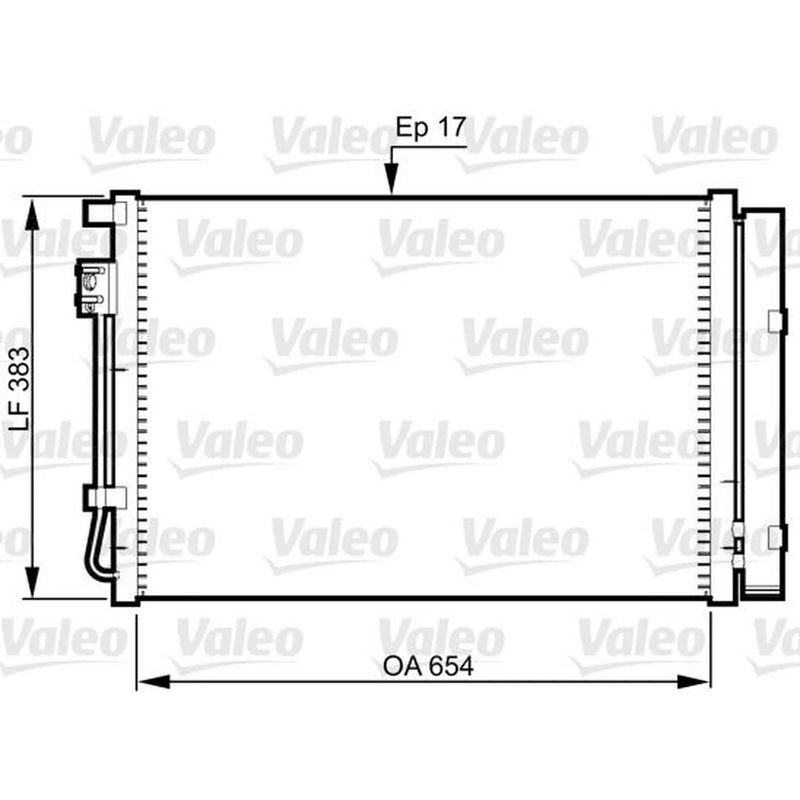 Valeo Air Conditioning Condenser 814362