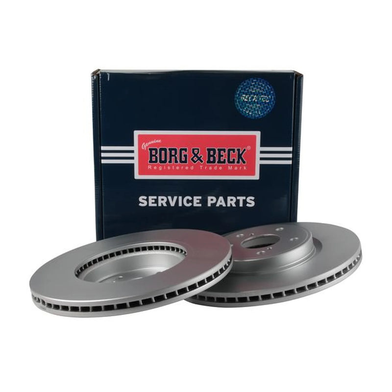 Borg & Beck 2 x Vented Front Brake Discs BBD5673