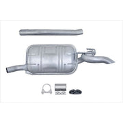 Hella End Silencer Rear fits Fiat Punto 1993-2000 1.2 1.6