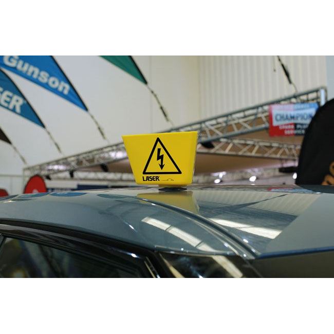 Laser Hybrid /EV Warning Sign 2pc Set 8661 Laser - Dynamic Drive