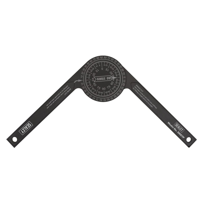 Sealey Mitre Saw Protractor Aluminium SMS7P Sealey - Dynamic Drive
